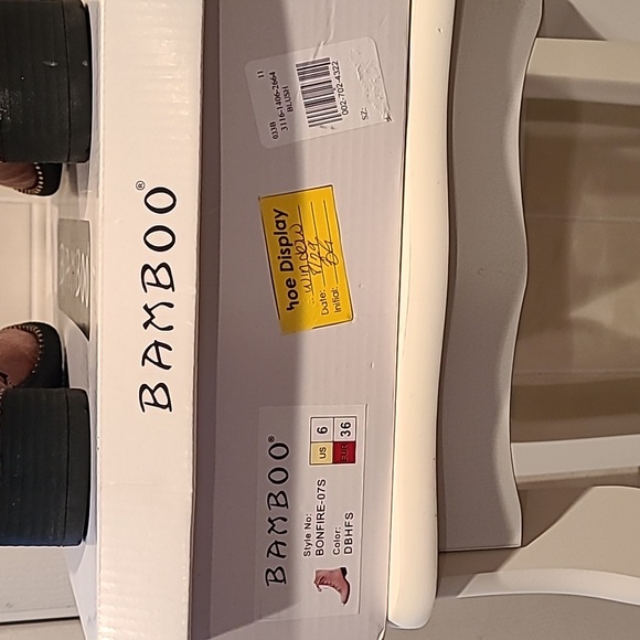 Pink (Bonfire) Faux Suede  Women's Booties by Bamboo - Size 6 - Picture 8 of 9